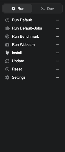 App page vertical sidebar navigation